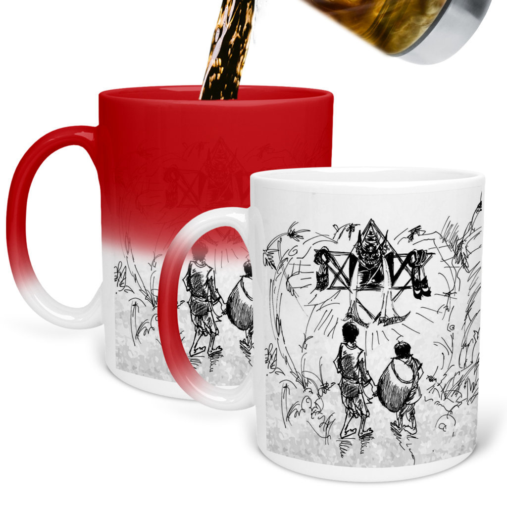 Printed Ceramic Coffee Mug | Bengali Coffee Mugs | Feluda | Bhuter Raja Dilo Bor | 325 Ml.